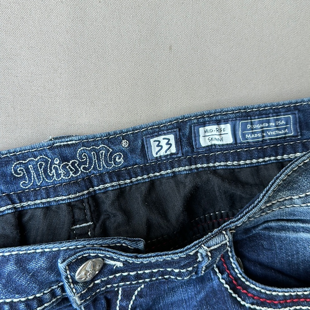 Miss Me Skinny Jeans 33 - Picture 7 of 9